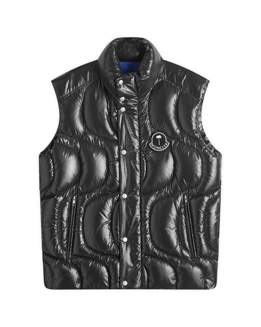 Moncler Black Genius X Palm Angels Gwenyth Vest for men
