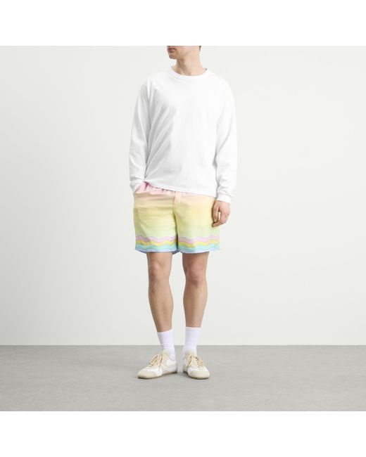 Casablanca Pink For The Love Of Dance Silk Shorts for men
