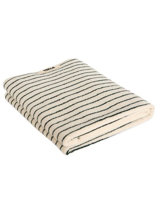 Tekla Gray Organic Terry Bath Towel