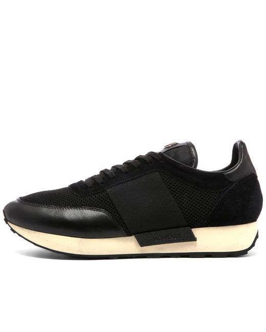 moncler suede mesh runner