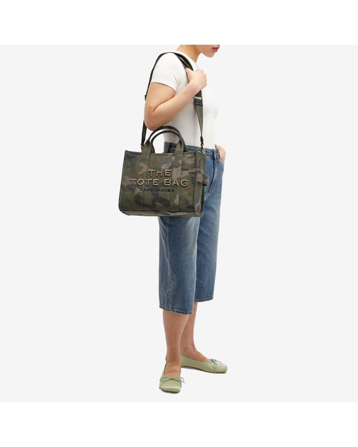 Marc Jacobs Green The Medium Tote Canvas