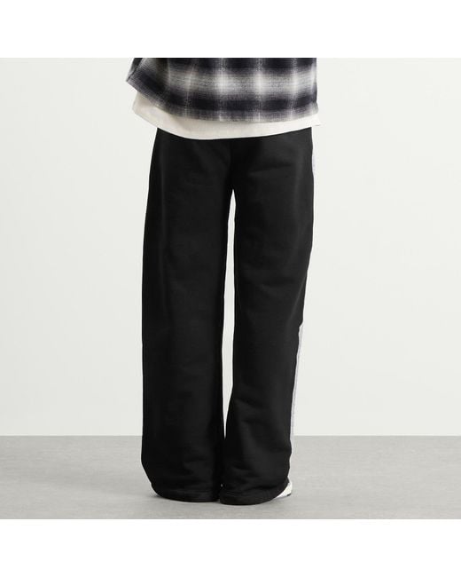 Amiri Black Bones Oversized Sweatpants for men