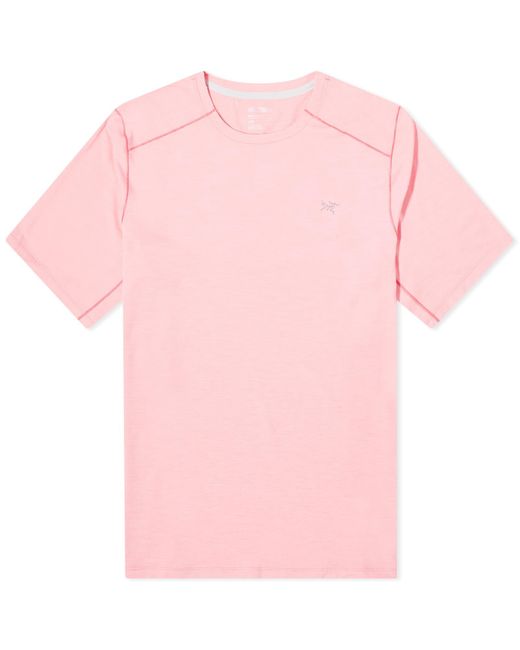Arc'teryx Pink Cormac Crew T-shirt for men