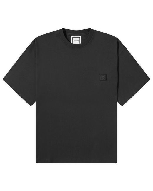 Wooyoungmi Black Jellyfish Logo T-Shirt for men