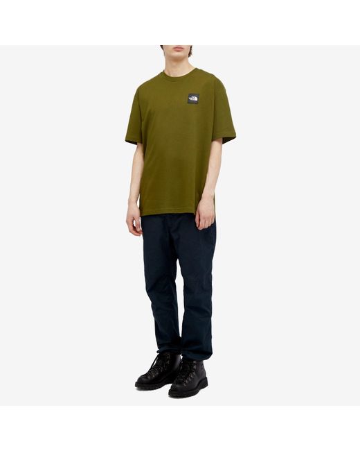 The North Face Green Nse Patch T-Shirt for men