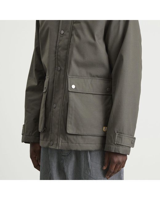 Armor Lux Green Quilted Work Jacket for men