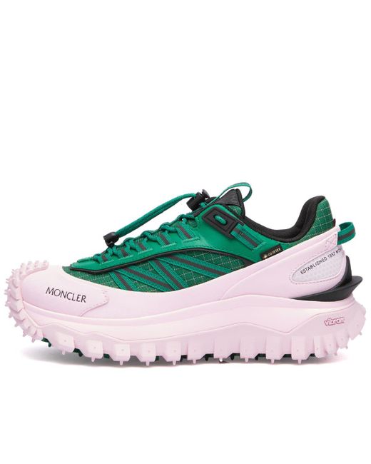 Moncler Green Trailgrip Gtx Bi-Colour Low Top Sneakers