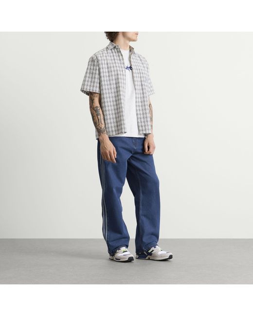 Adidas Blue Denim Jeans for men