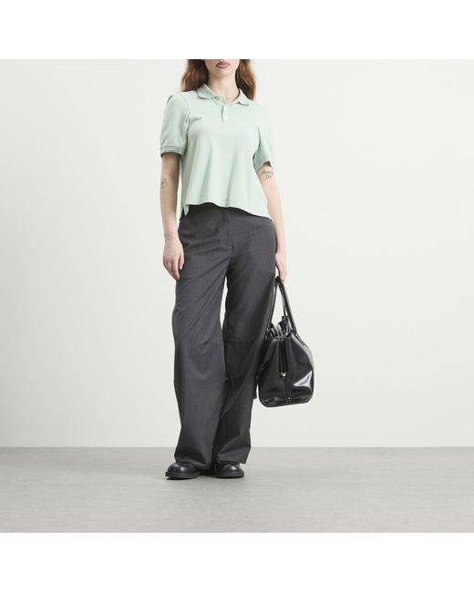 Maison Margiela Green Mm6 Polo Top