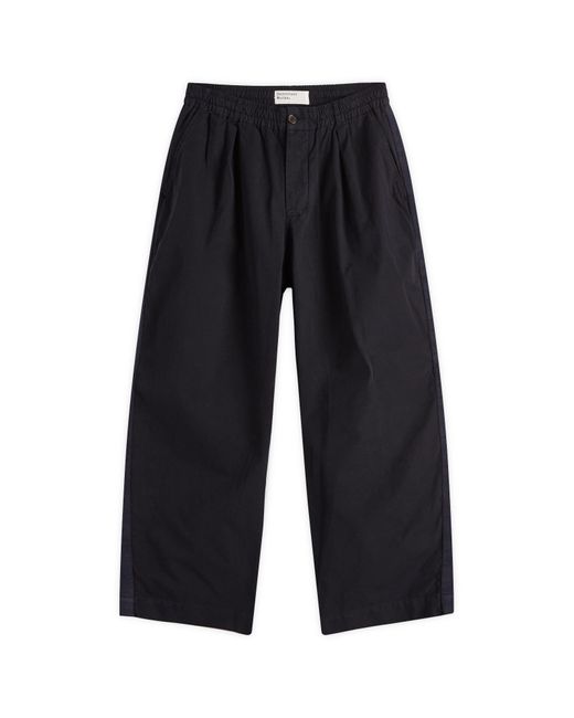 Universal Works Blue Summer Canvas Oxford Pant for men