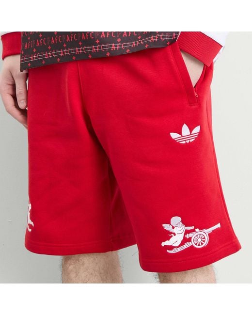 Adidas Red X Places+Faces X Arsenal Fc Shorts for men