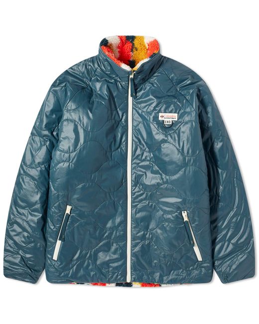 Columbia Blue End. X 'Douglas Fir' Reversible Fleece Jacket