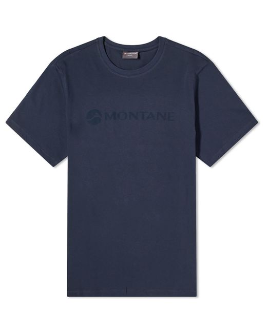 MONTANÉ Blue Mono Logo T-Shirt for men