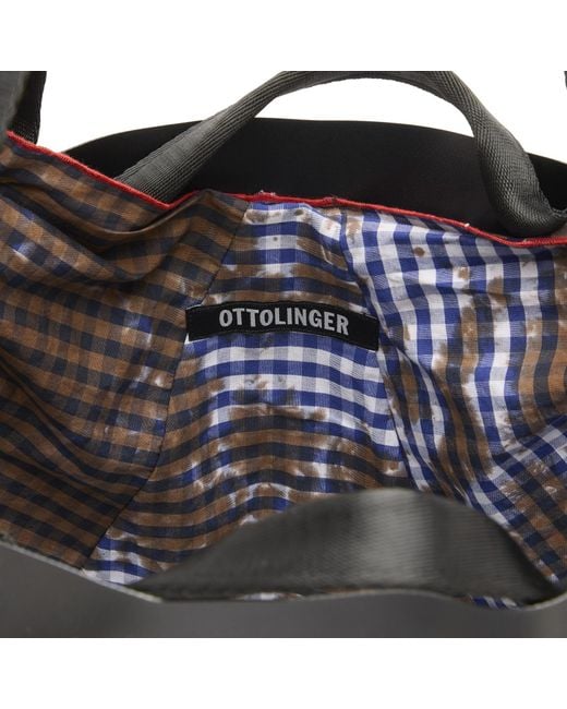 OTTOLINGER Black Pu Beach Bag