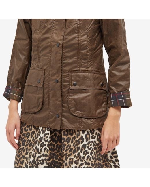 Barbour Brown Beadnell Wax Jacket