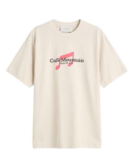Cafe Mountain Natural Note T-Shirt for men