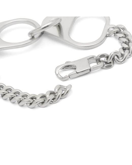 Maison Margiela Metallic Mm6 Bottle Top Bracelet for men