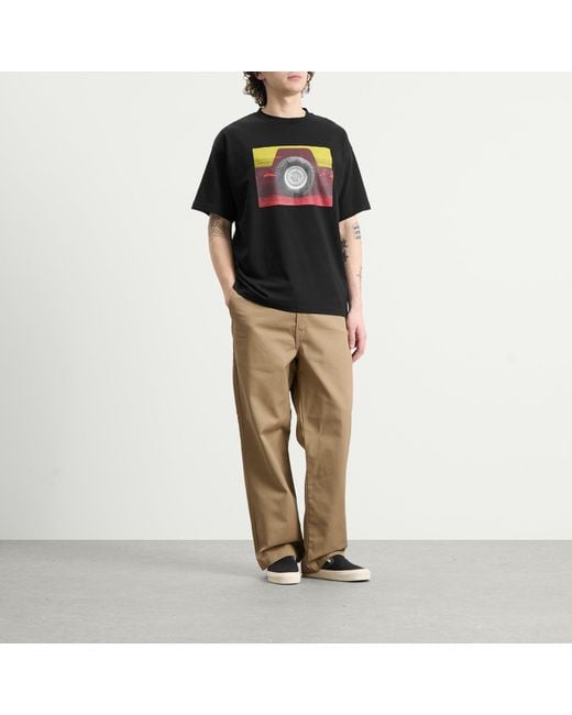 TGB Black Diy Cultural Imagery T-Shirt for men