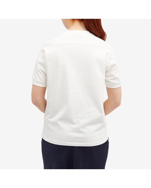 Anine Bing White Jaylin T-Shirt