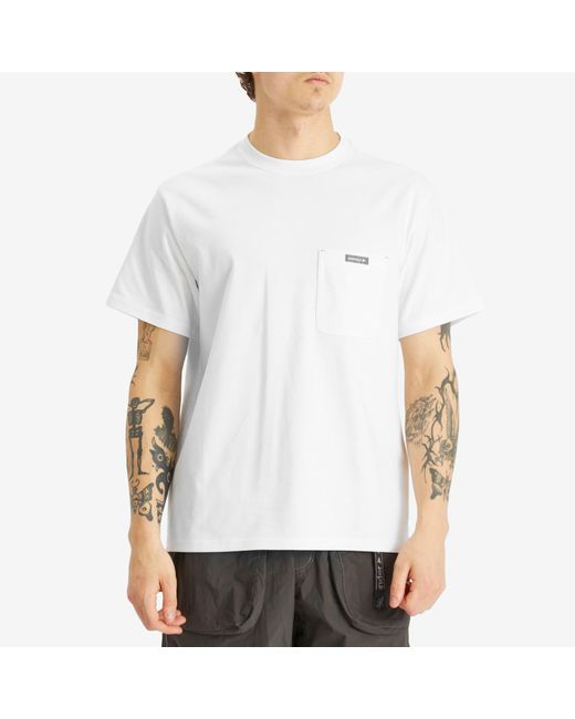 Gramicci White X And Wander Backprint T-Shirt for men