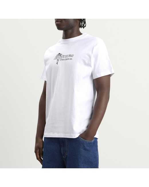 POLAR SKATE White Mootivation Band T-Shirt for men