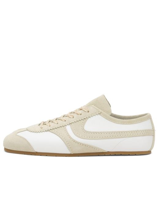 Dries Van Noten White Leather & Suede Sneaker for men