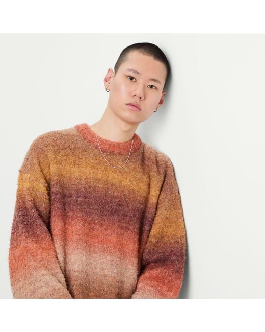 BOUND Pink Boucle Jumper for men