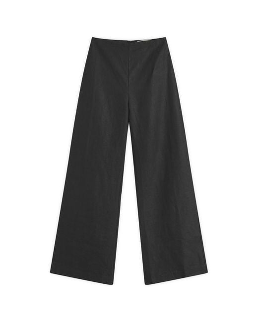 Faithfull The Brand Gray Ilride Linen Pants