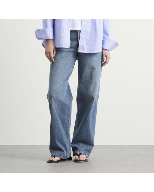 GOOD AMERICAN Blue Vintage Wide Jeans