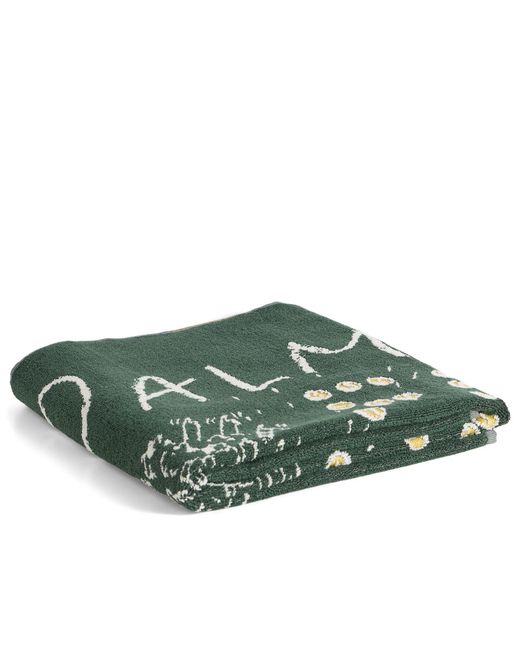 Palmes Green End. X Crowd Tennis Towel for men
