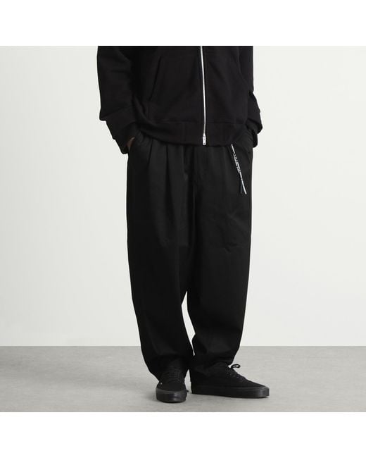 MASTERMIND WORLD Black Wide Easy Pants for men