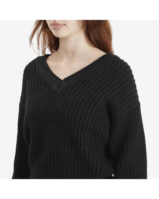 Faithfull The Brand Black Barbaine Knit Jumper
