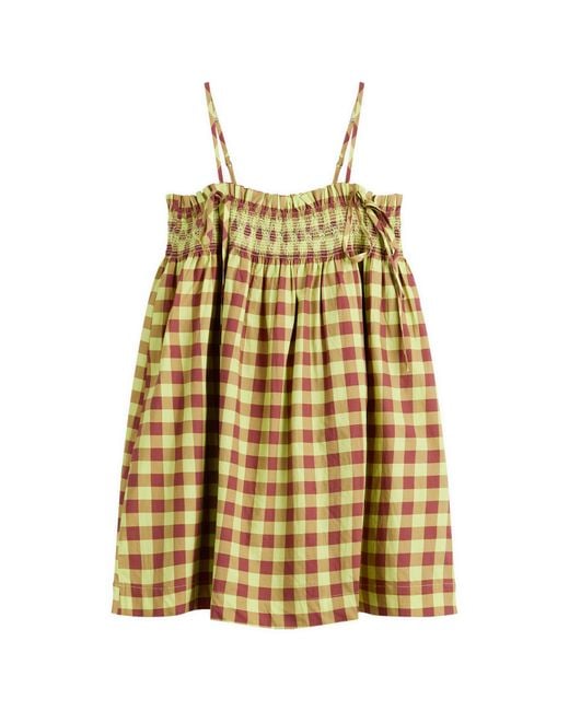 Damson Madder Metallic Lilo Mini Dress