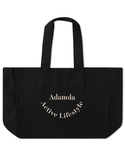 ADANOLA Black Active Lifestyle Tote Bag
