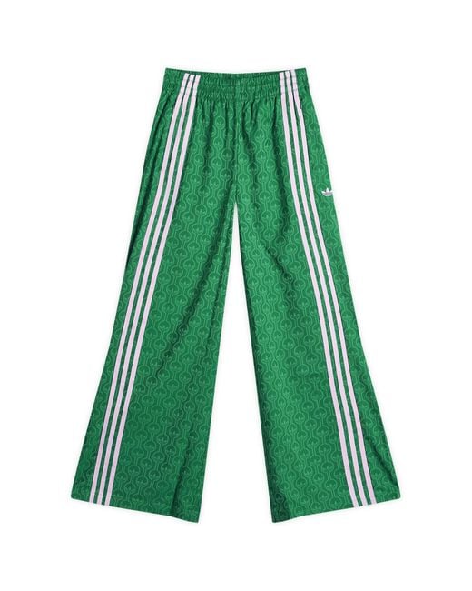 Adidas Green Pyjama Wide Legged Pant