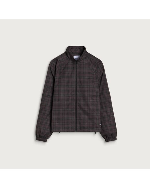 Butter Goods Black Plaid Nylon Jacket for men