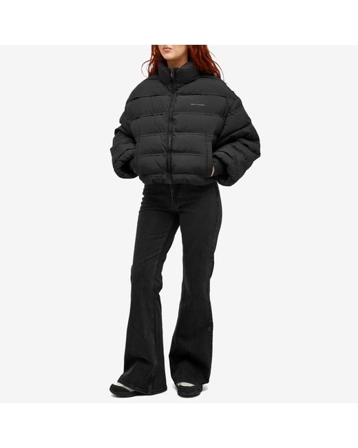 Daily Paper Black Relaxed Short Puffer Jacket