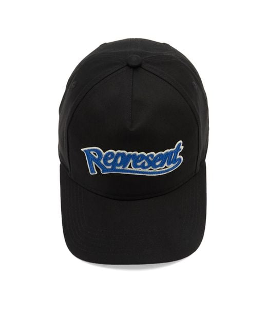 Represent Black Showcasing Cap for men