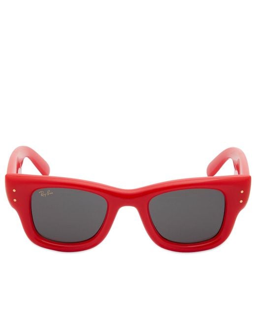 Ray-Ban Red X A$Ap Rocky Wayfarer Puffer Sunglasses