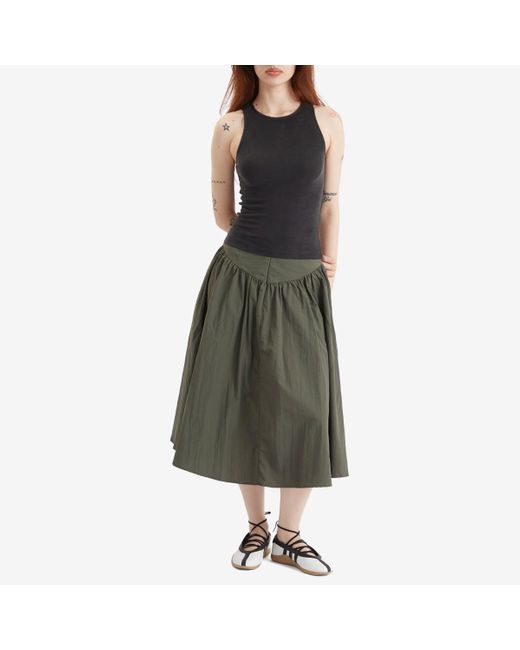 Peachy Den Gray Deba Midi Skirt
