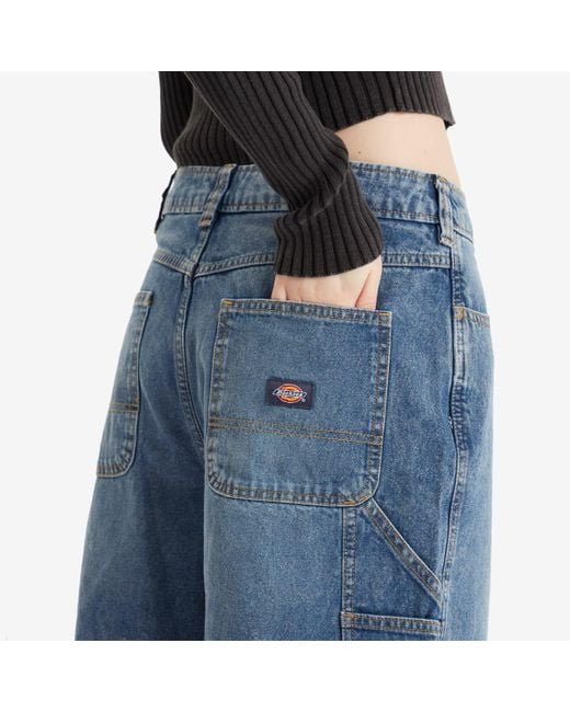 Dickies Blue Carpenter Denim Jort
