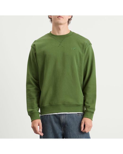 New Balance Green Athletics French Terry Crew for men