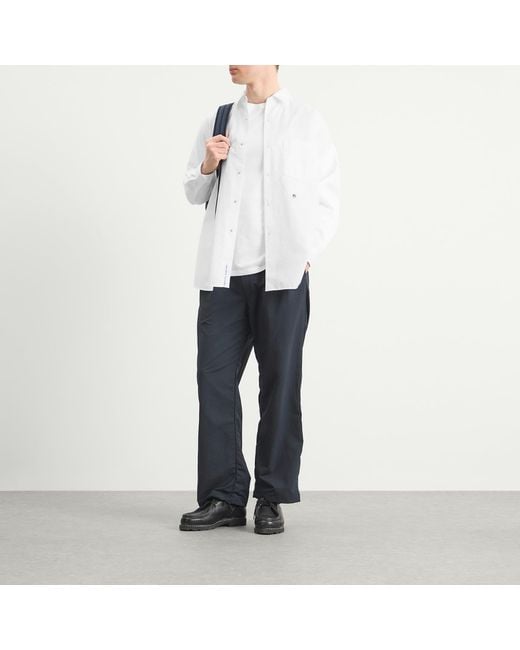 Nanamica Blue Alphadry Club Trousers for men
