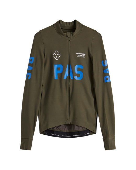 Pas Normal Studios Green Pas Mechanism Long Sleeve Jersey for men