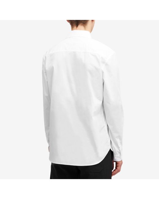 Han Kjobenhavn White Logo Regular Fit Shirt for men