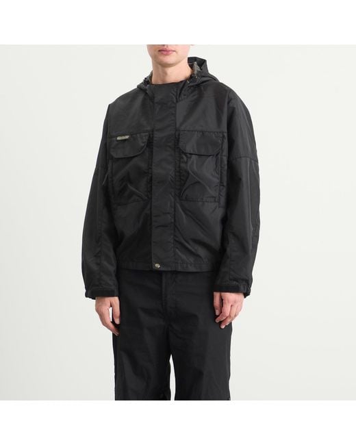 Thisisneverthat Black Sp Logo Wading Jacket for men