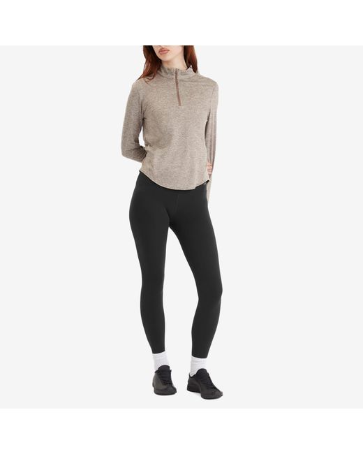 Nike Gray Swift Dri-Fit Uv Half-Zip T-Shirt