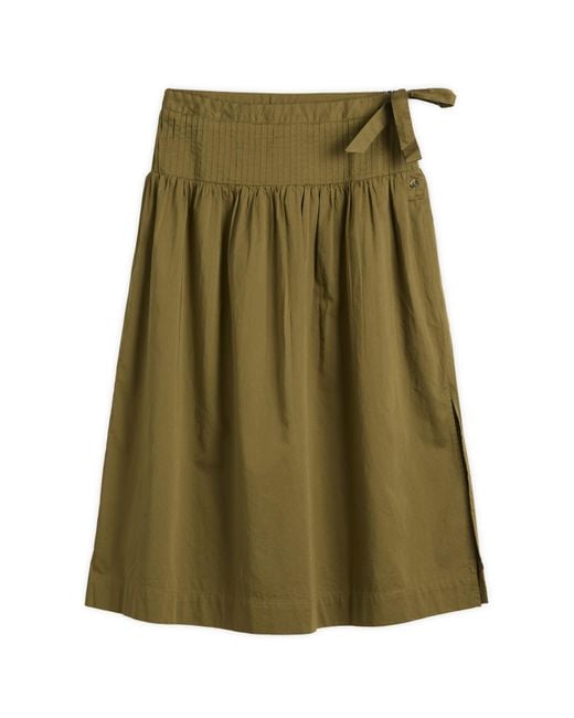 Damson Madder Green Josie Midi Skirt
