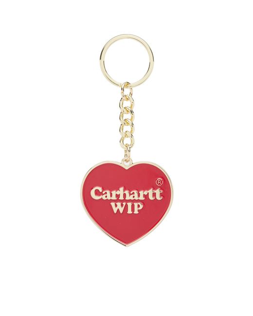 Carhartt WIP Red Heart Keychain for men