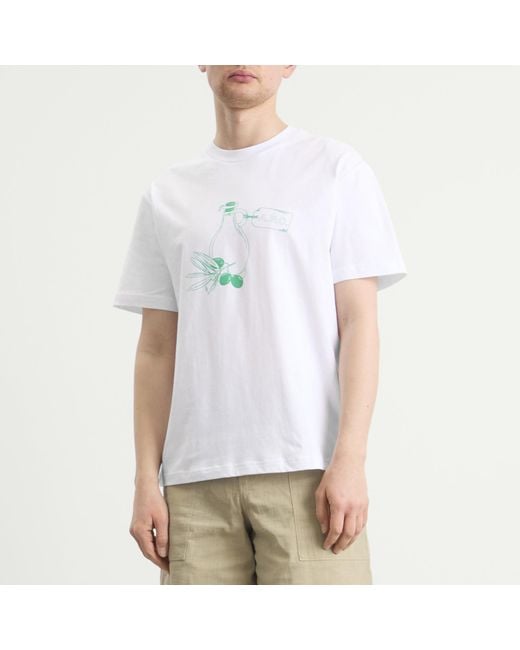 A.P.C. White Oil T-Shirt for men